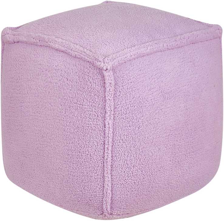 Beliani Puf AS ALIPUR boucle, violetinis