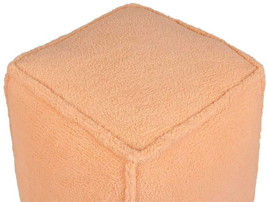 Beliani Pufo ALIPUR Boucle oranžinis