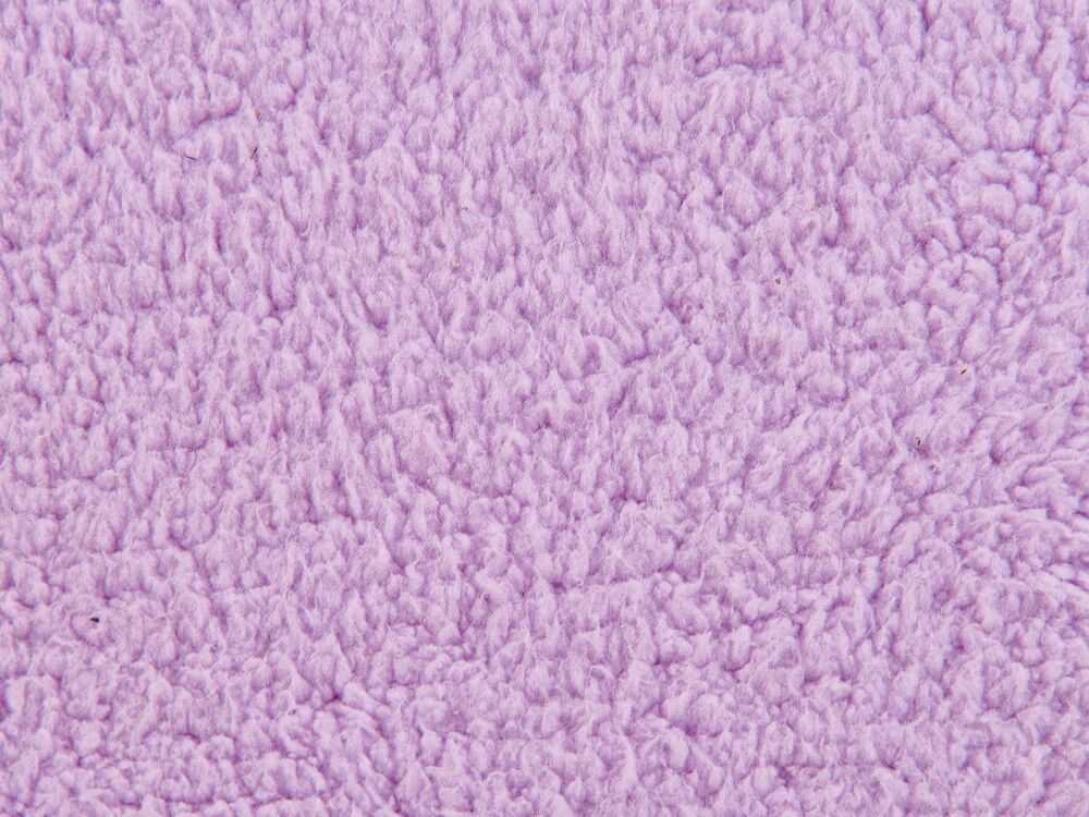 Beliani Puf AS ALIPUR boucle, violetinis