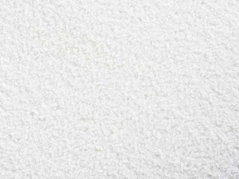 Beliani Pufas CHILLY Boucle, kreminės baltos spalvos