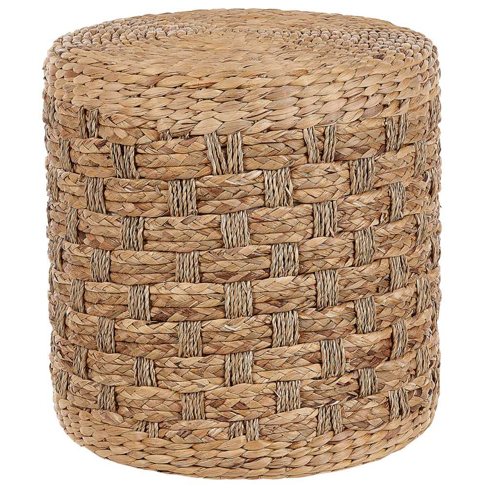 Beliani Pufas BASSLET pintas smėlio spalvos