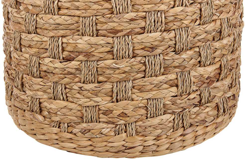 Beliani Pufas BASSLET pintas smėlio spalvos