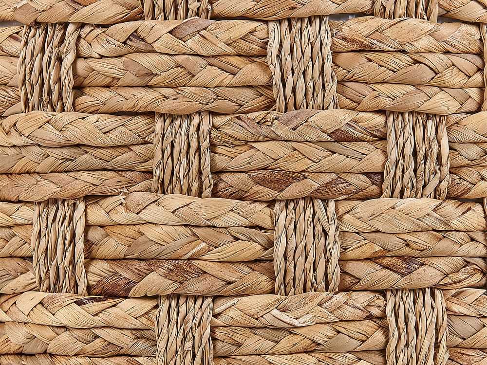 Beliani Pufas BASSLET pintas smėlio spalvos