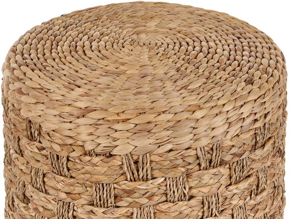 Beliani Pufas BASSLET pintas smėlio spalvos