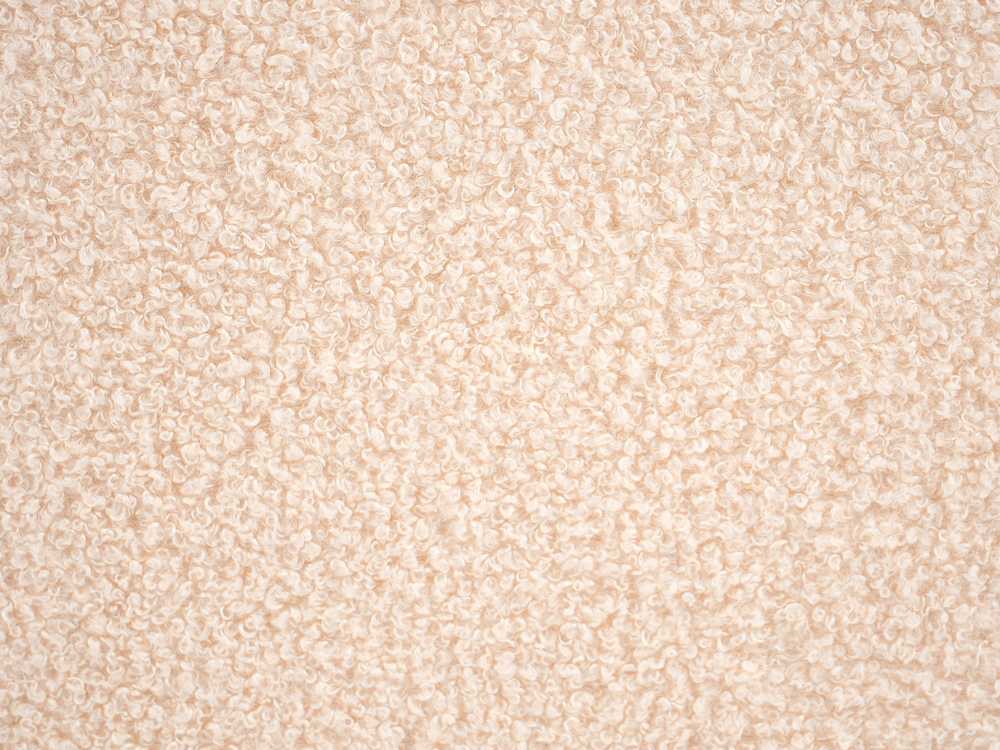 Beliani Pufas SINCLAIR, boucle, smėlio spalvos