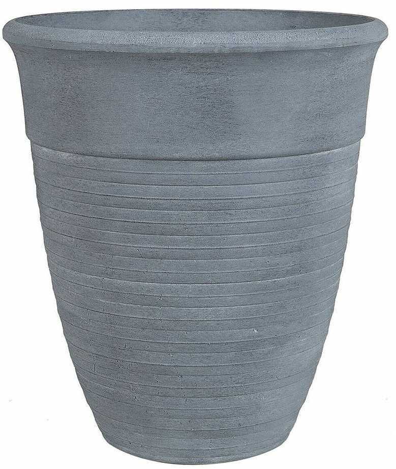 Beliani 2 vazonų rinkinys KATALIMA 43 cm Pilkas
