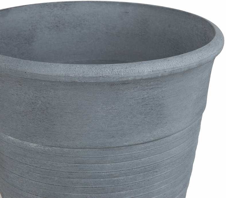 Beliani 2 vazonų rinkinys KATALIMA 43 cm Pilkas