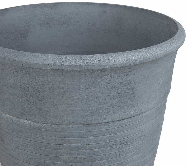 Beliani 2 vazonų rinkinys KATALIMA 43 cm Pilkas