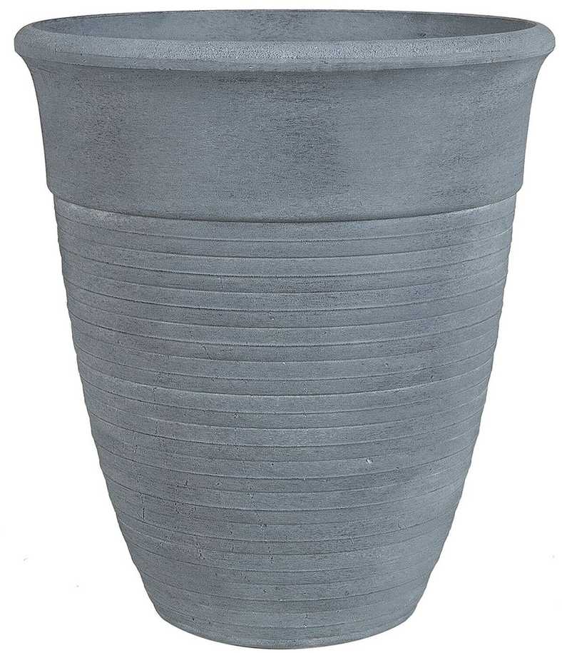 Beliani 2 vazonų rinkinys KATALIMA 43 cm Pilkas