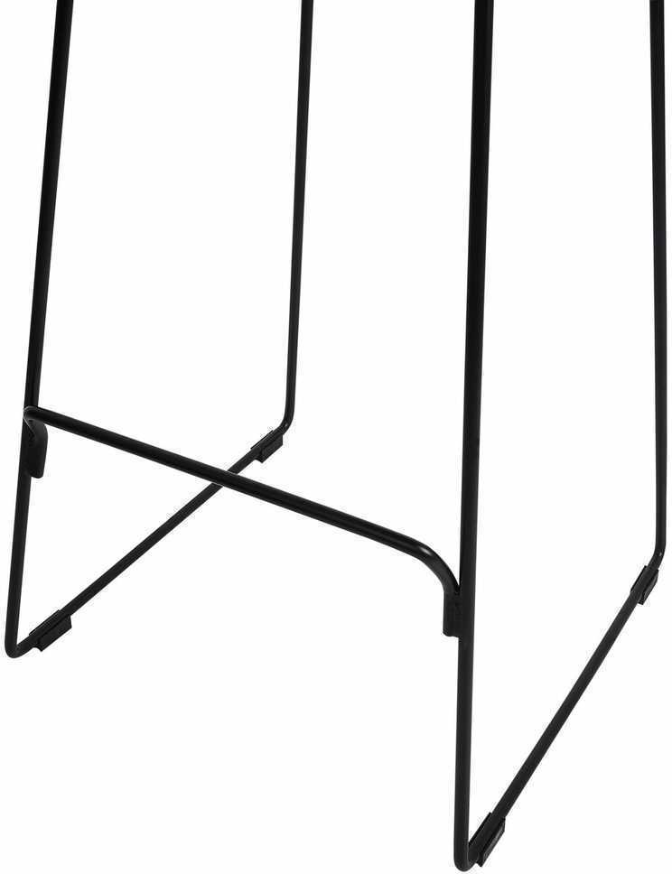 Beliani Rinkinys iš 2 baro kėdžių PENSACOLA metalinės juodos