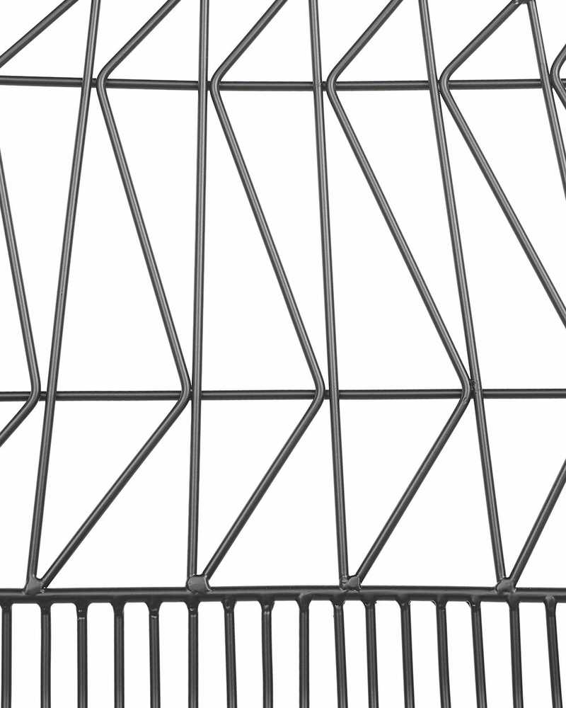 Beliani 2 valgomojo kėdžių rinkinys HARLAN, metalinis, juodas