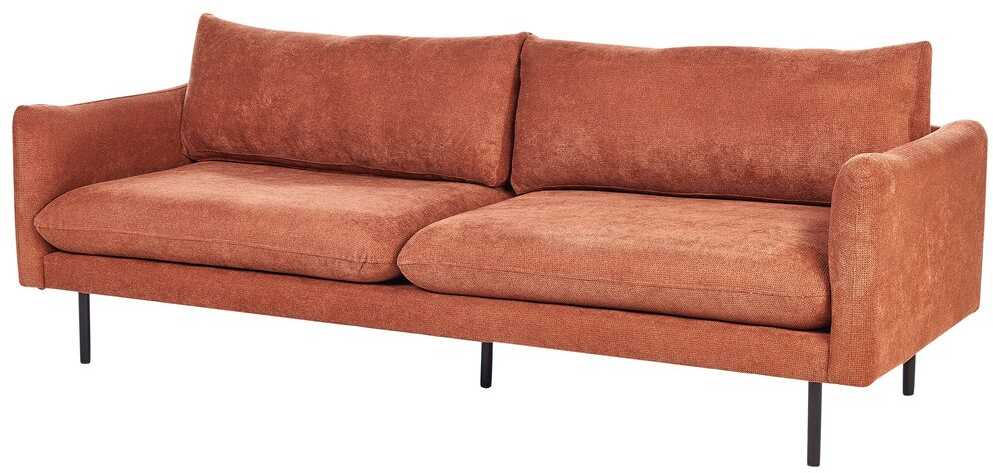 Sofa Beliani 5 vietų svetainės baldų komplektas VINTERBRO, šenilinis, auksinio ruda spalva su otomane