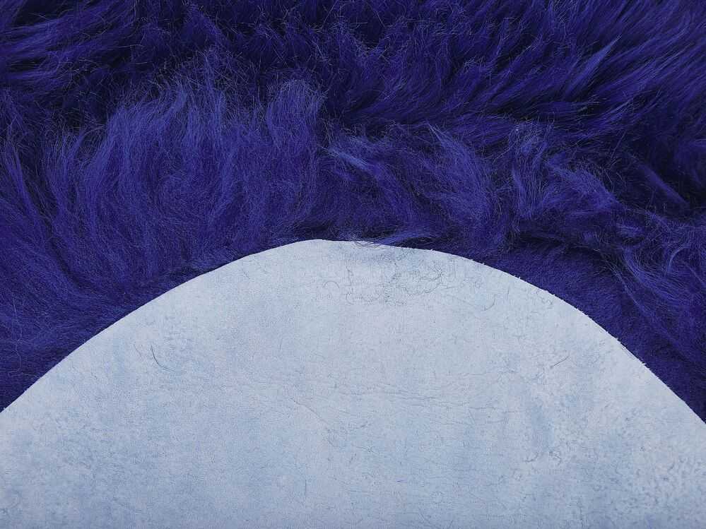 Beliani Avikailis ULURU tamsiai mėlynas 65 x 110 cm
