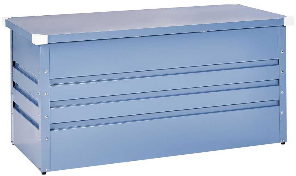 Beliani Sodo dėžė CEBROSA 132 cm 62 cm, mėlyna