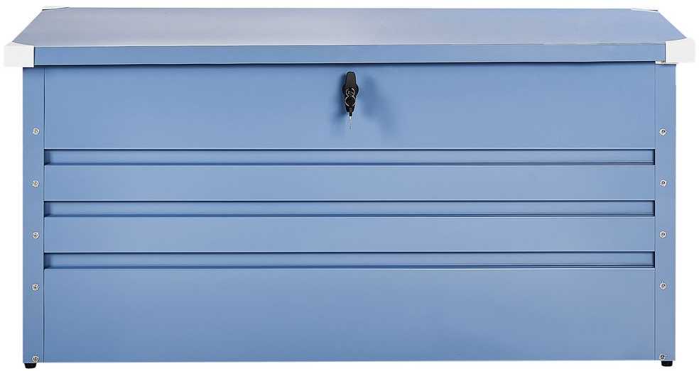 Beliani Sodo dėžė CEBROSA 132 cm 62 cm, mėlyna