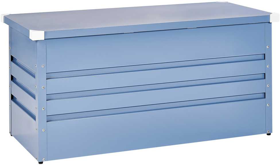 Beliani Sodo dėžė CEBROSA 132 cm 62 cm, mėlyna
