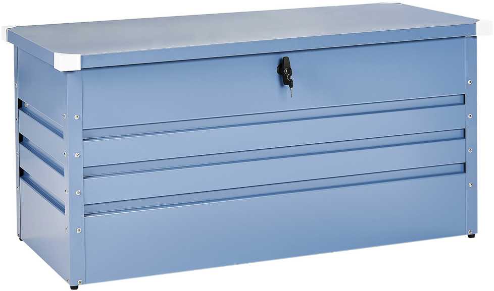 Beliani Sodo dėžė CEBROSA 132 cm 62 cm, mėlyna