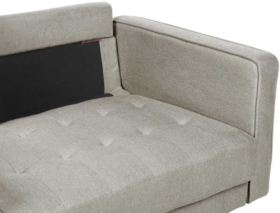 Beliani 2 vietų sofa NURMO, rudai pilka