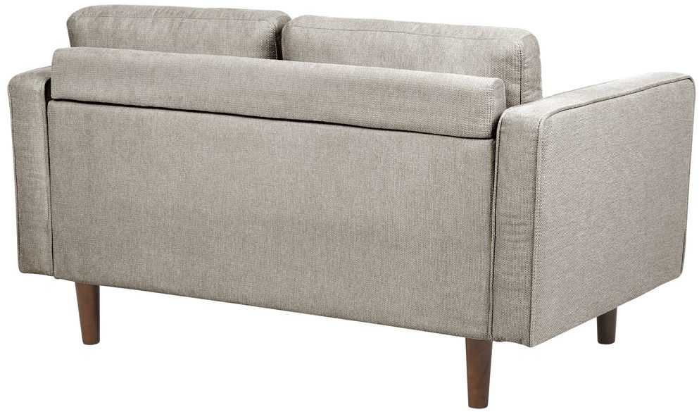 Beliani 2 vietų sofa NURMO, rudai pilka