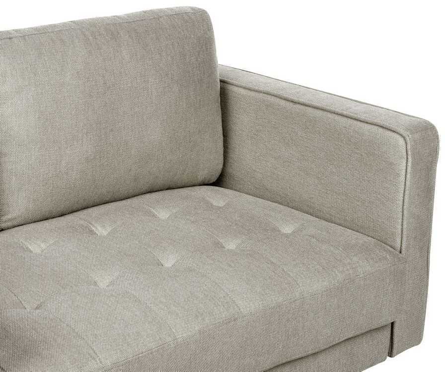 Beliani 2 vietų sofa NURMO, rudai pilka