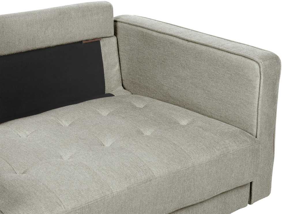Beliani 2 vietų sofa NURMO, rudai pilka