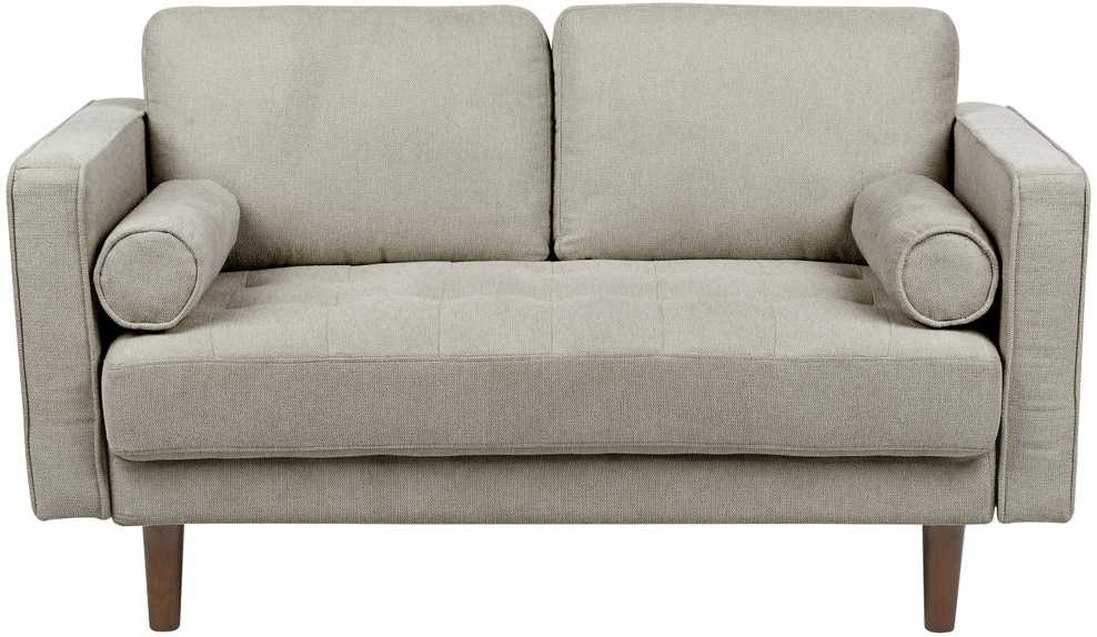 Beliani 2 vietų sofa NURMO, rudai pilka