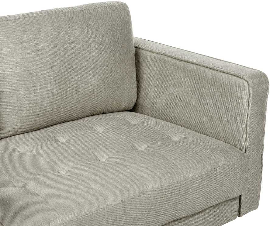 Beliani 2 vietų sofa NURMO, rudai pilka