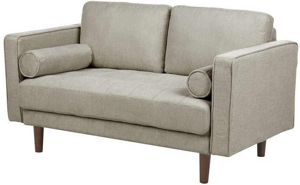 Beliani 2 vietų sofa NURMO, rudai pilka