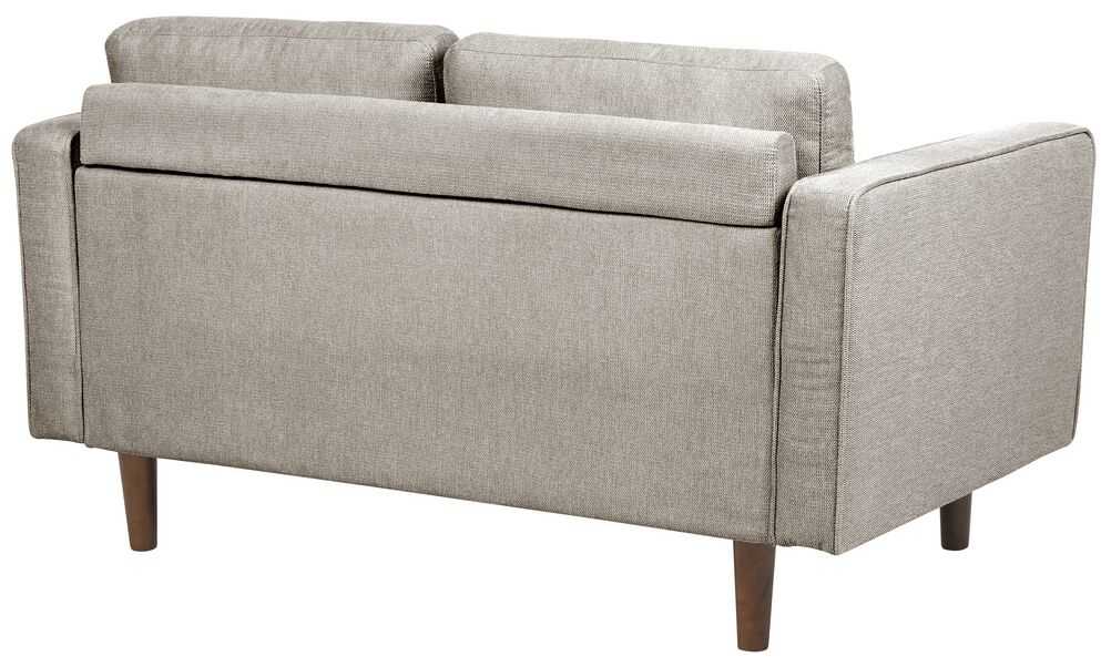 Beliani 2 vietų sofa NURMO, rudai pilka