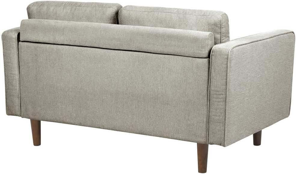 Beliani 2 vietų sofa NURMO, rudai pilka