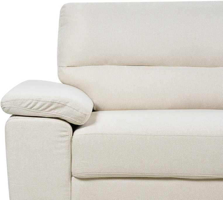 Beliani 2 vietų sofa VOGAR šviesiai smėlio spalvos