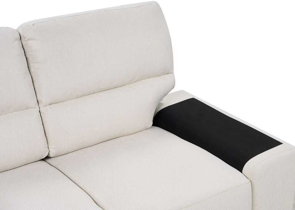 Beliani 2 vietų sofa VOGAR šviesiai smėlio spalvos