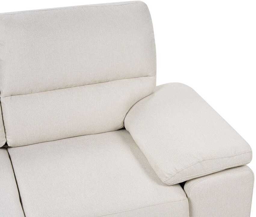 Beliani 2 vietų sofa VOGAR šviesiai smėlio spalvos