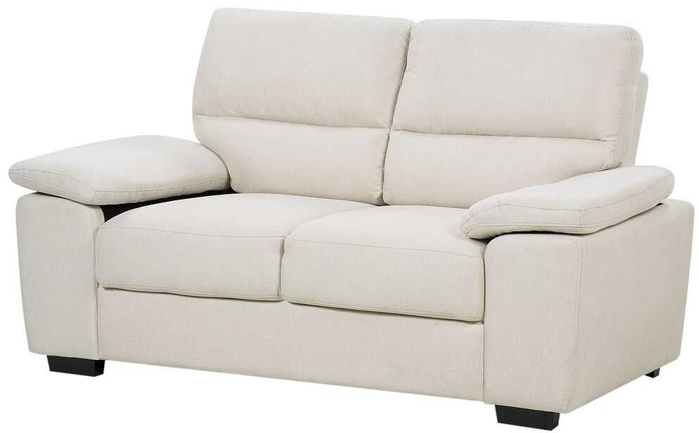 Beliani 2 vietų sofa VOGAR šviesiai smėlio spalvos
