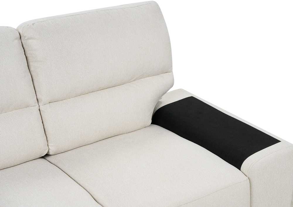 Beliani 2 vietų sofa VOGAR šviesiai smėlio spalvos
