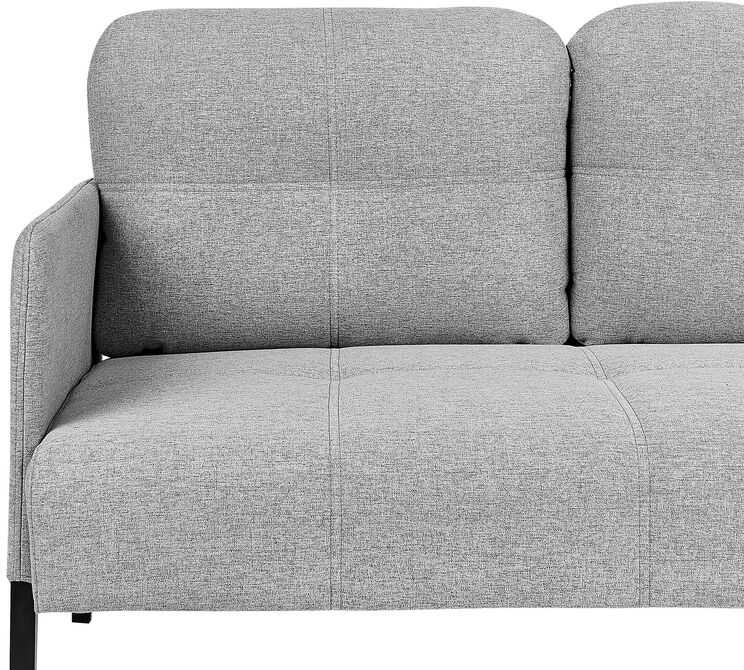 Beliani Dvivietė sofa LAHTI pilka