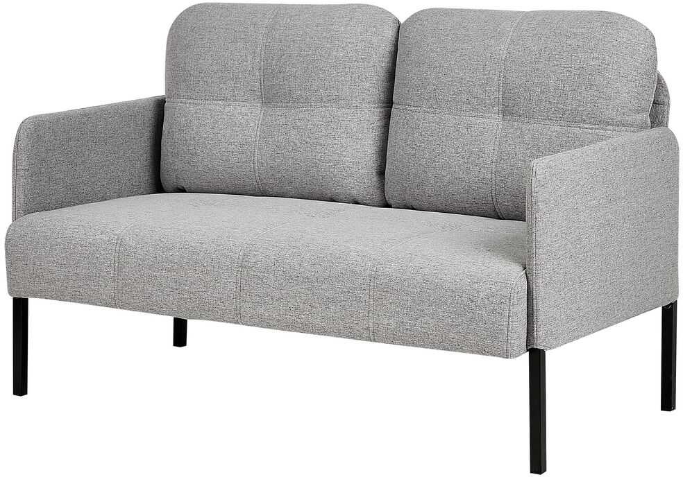 Beliani Dvivietė sofa LAHTI pilka