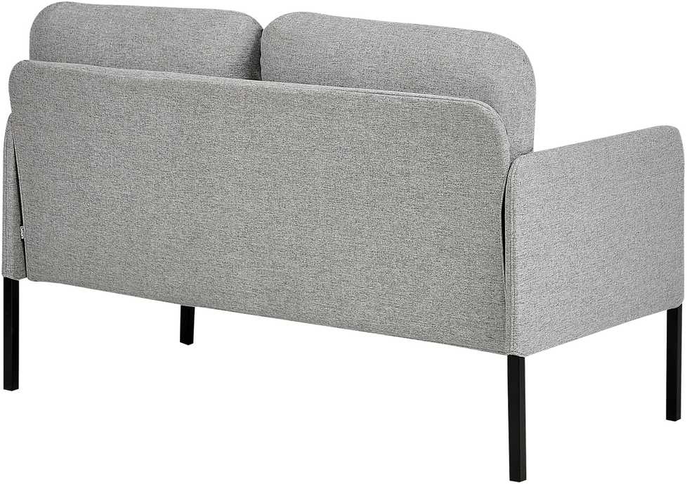 Beliani Dvivietė sofa LAHTI pilka