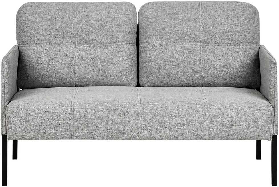 Beliani Dvivietė sofa LAHTI pilka