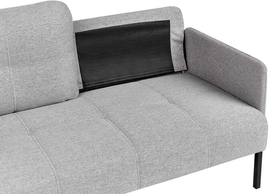 Beliani Dvivietė sofa LAHTI pilka