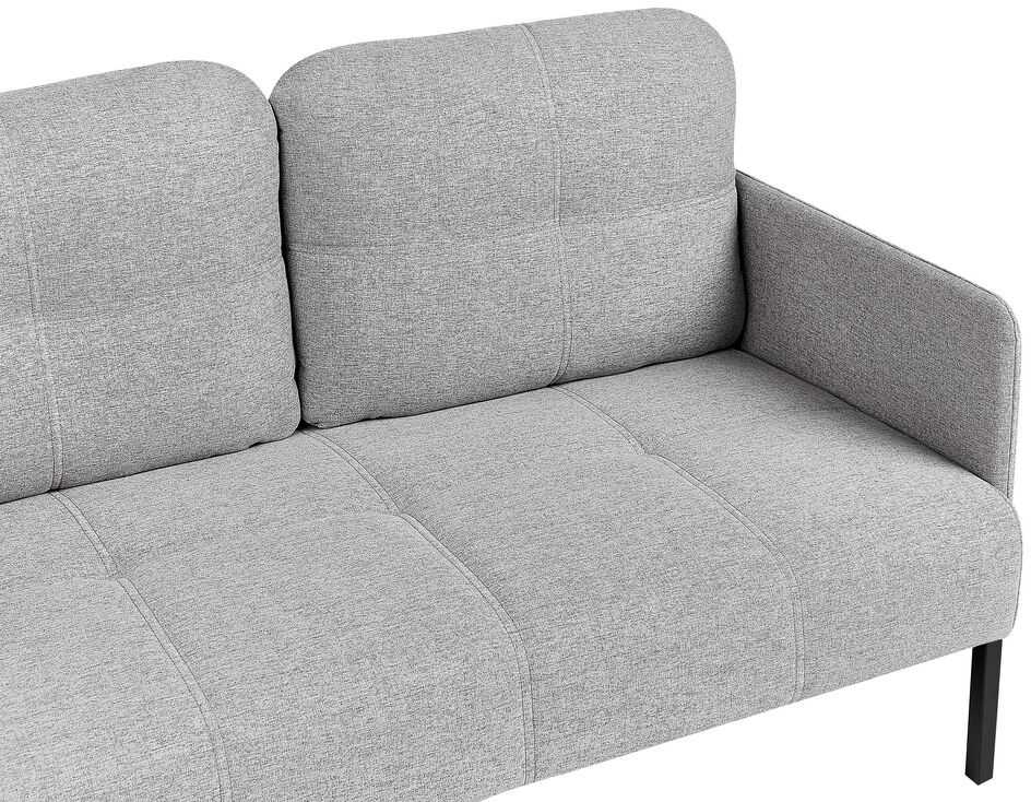 Beliani Dvivietė sofa LAHTI pilka