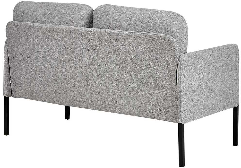Beliani Dvivietė sofa LAHTI pilka