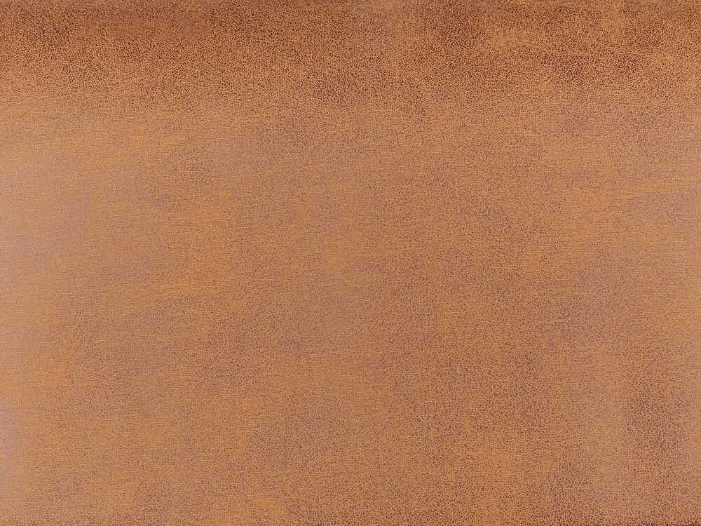 Beliani Dvivietė sofa SOVIK iš dirbtinės odos, ruda