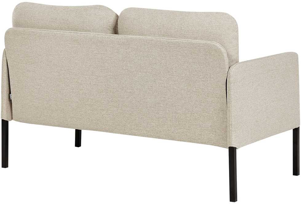 Beliani Dvivietė sofa LAHTI šviesiai smėlio spalvos