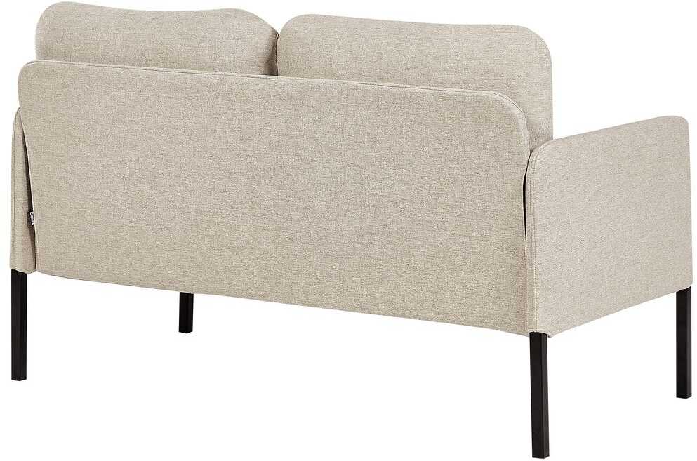 Beliani Dvivietė sofa LAHTI šviesiai smėlio spalvos