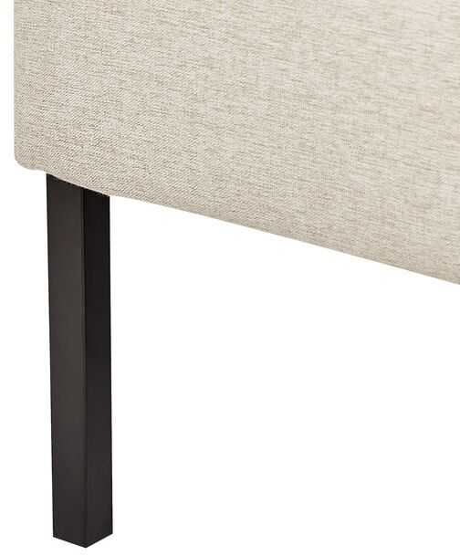 Beliani Dvivietė sofa LAHTI šviesiai smėlio spalvos
