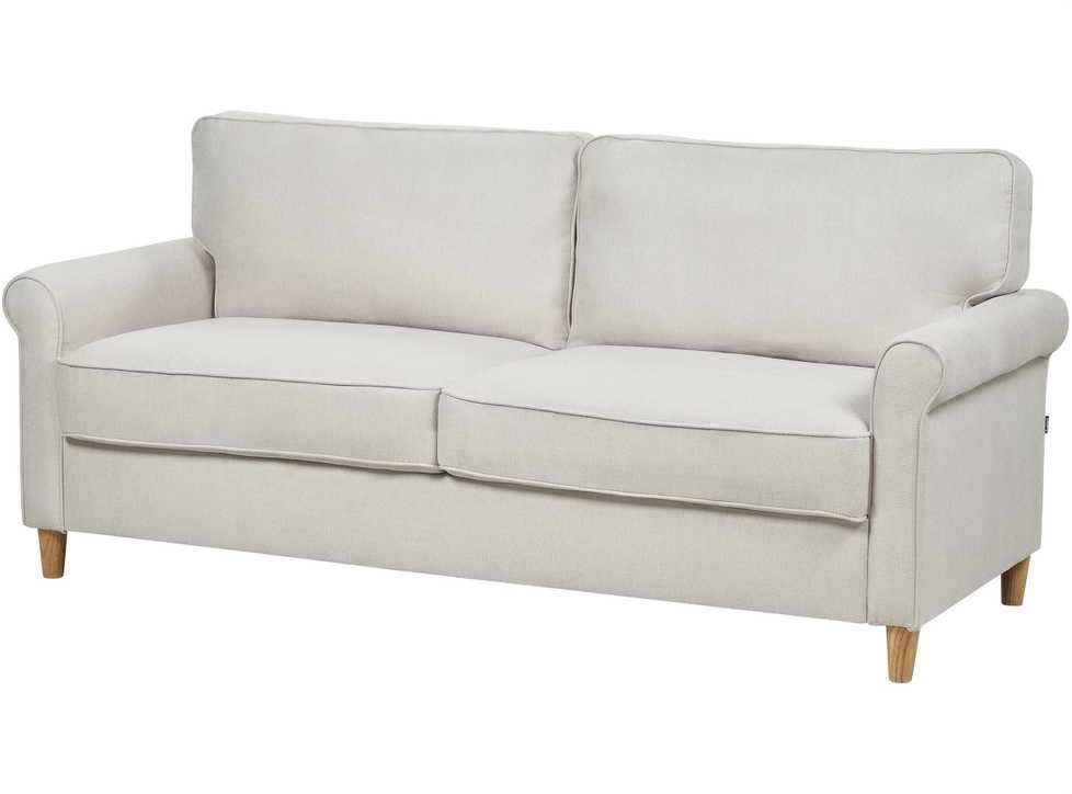 Beliani 3 vietų sofa RONNEBY smėlio spalvos