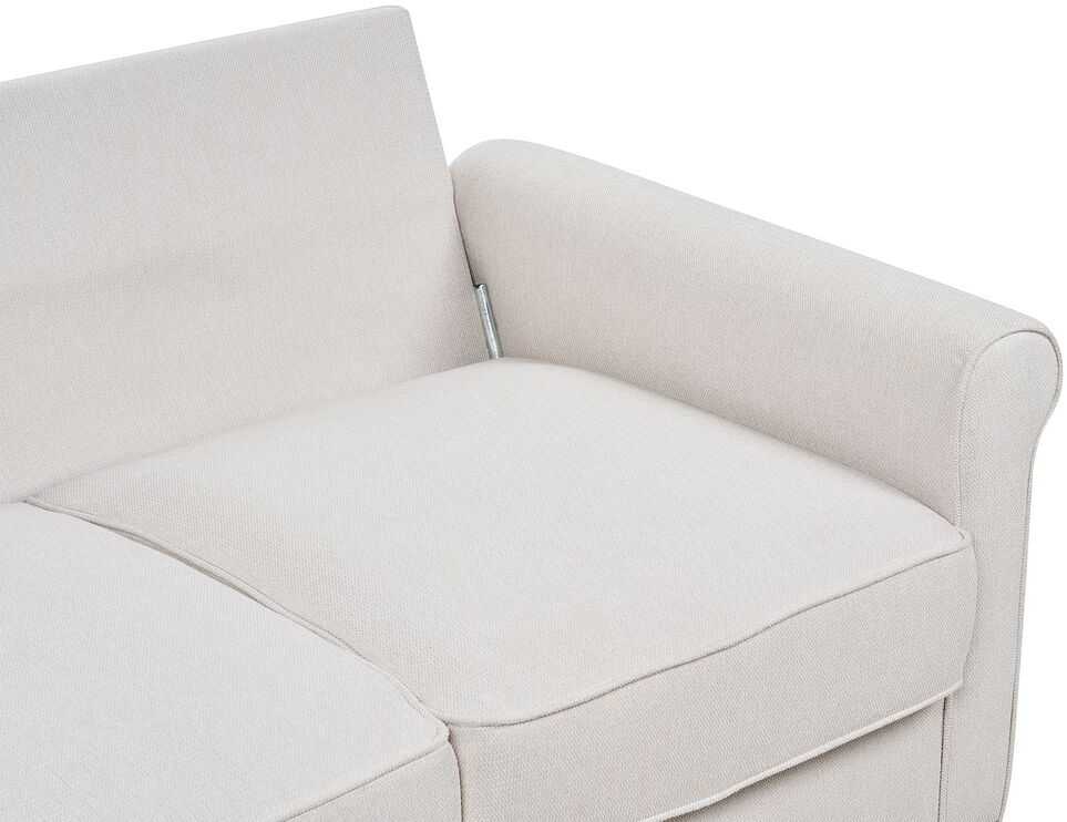 Beliani 3 vietų sofa RONNEBY smėlio spalvos