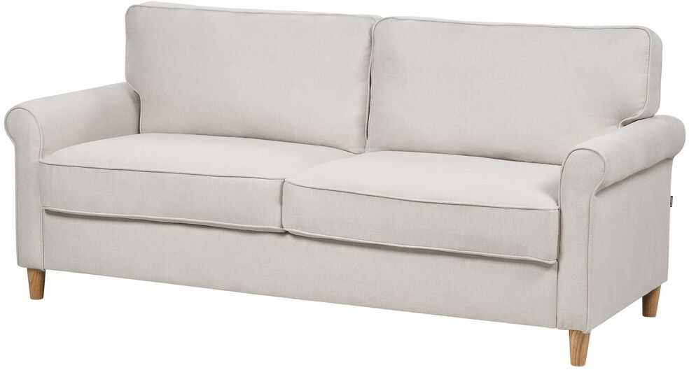 Beliani 3 vietų sofa RONNEBY smėlio spalvos