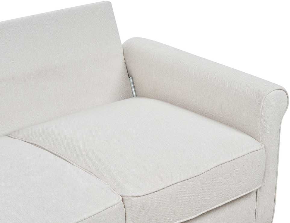 Beliani 3 vietų sofa RONNEBY smėlio spalvos
